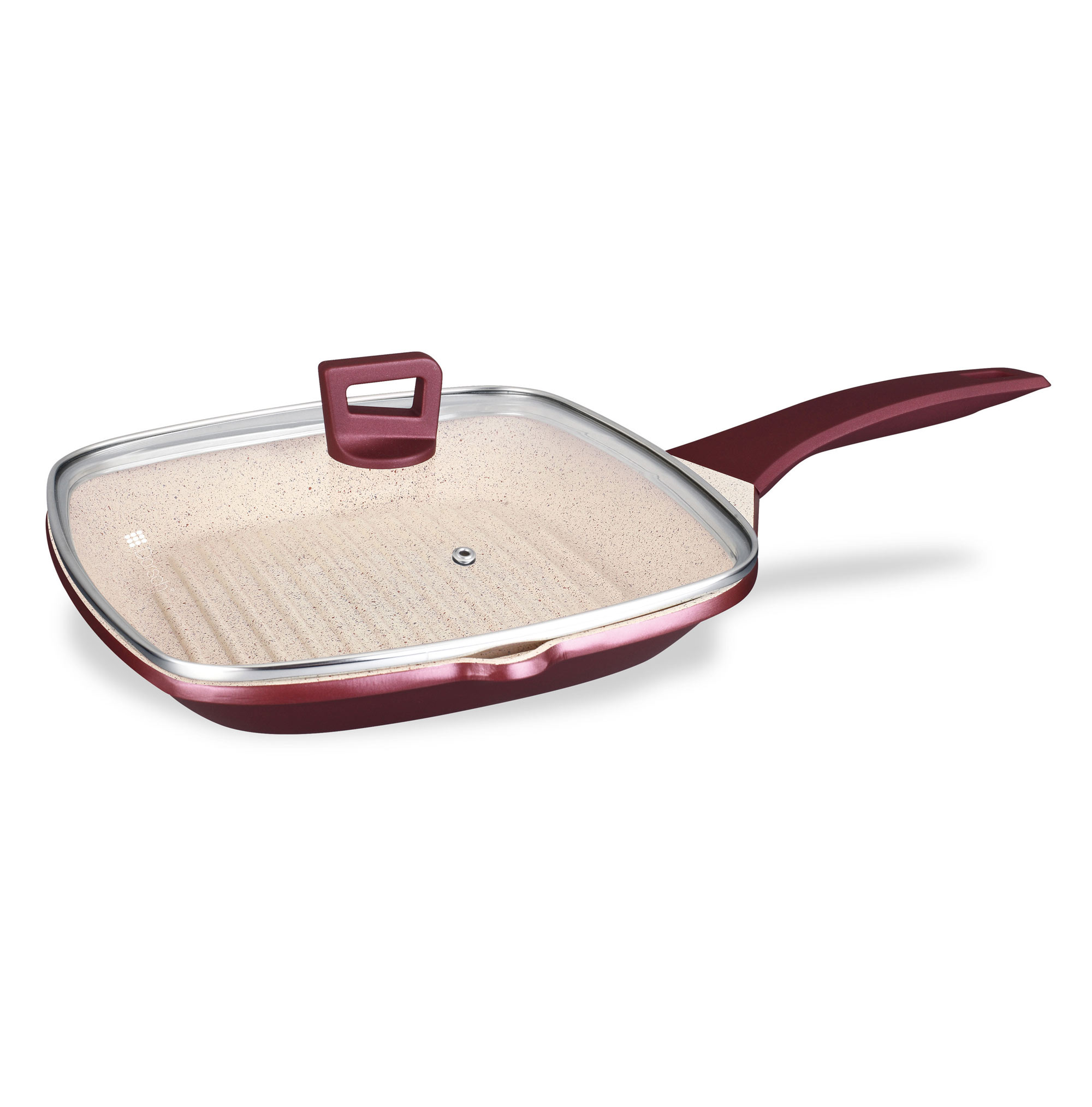 Dorsch Non-Stick Grill Pan with Lid – 28 cm – Dorsch