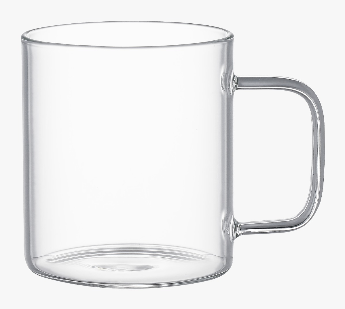 Glass coffee mug 360 ml - 2 pcs.