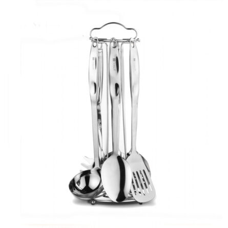 Køkkenredskabssæt 7 dele med stander