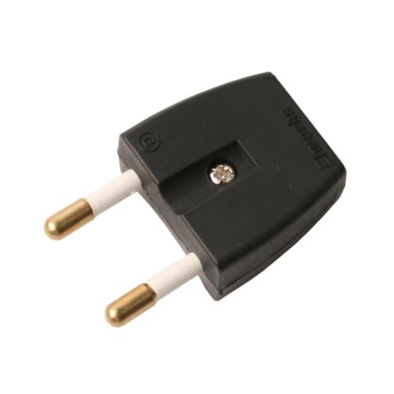 Stikprop S1 sort - 2 stk.